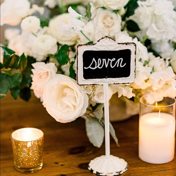 Other - SET OF 3 ivory metal chalkboards